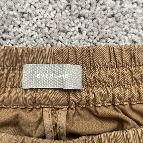 Everlane Cotton Relaxed Casual Cropped Pants, tan size 8 - Picture 9 of 9